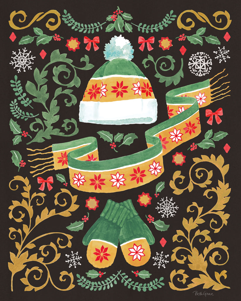 Reproduction of Decorative Holiday IV by Beth Grove - Wall Decor Art