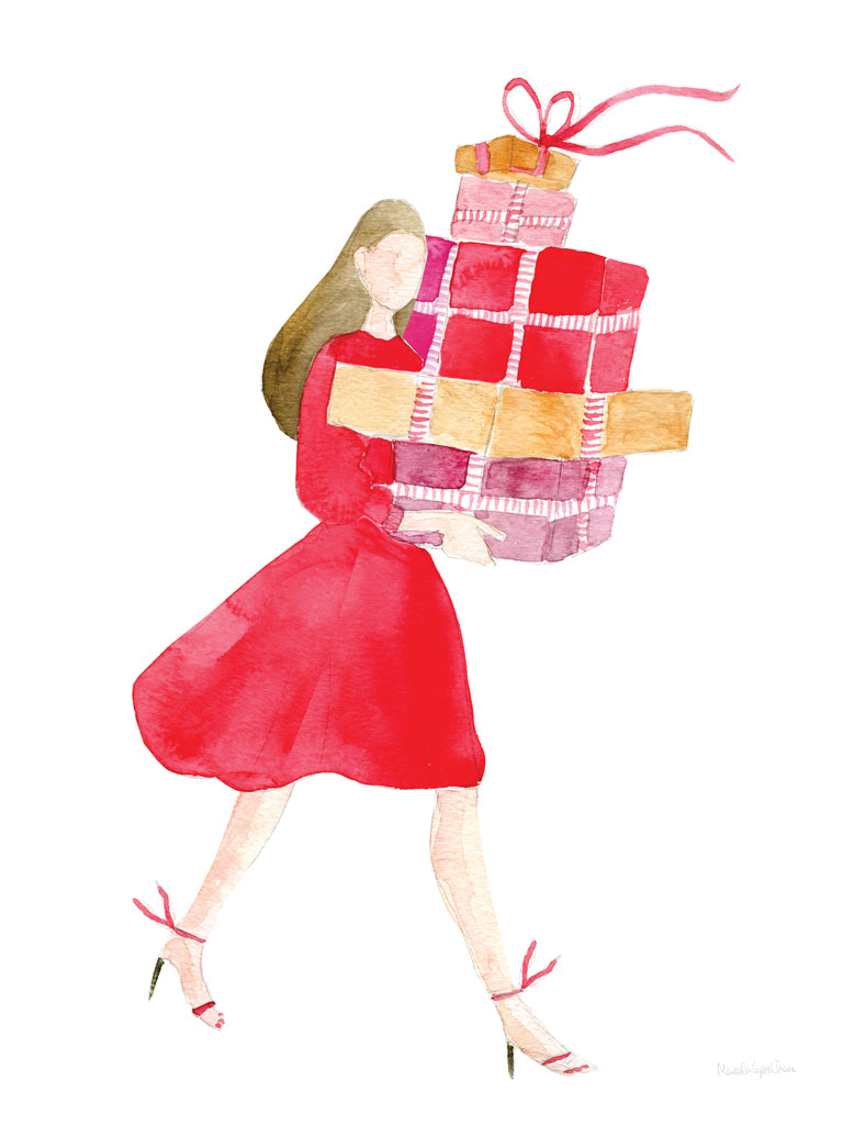 Reproduction of Holiday Prepping II by Mercedes Lopez Charro - Wall Decor Art