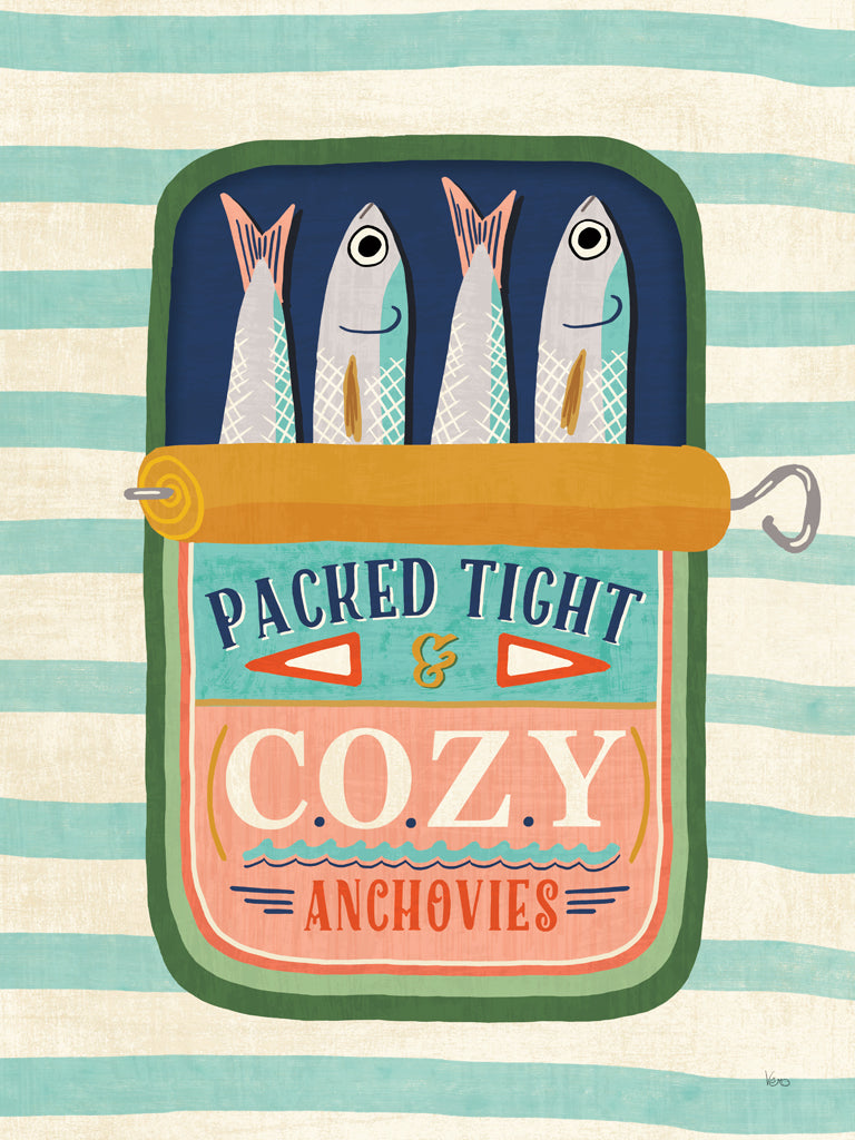 Reproduction of Tasty Tins I by Veronique Charron - Wall Decor Art