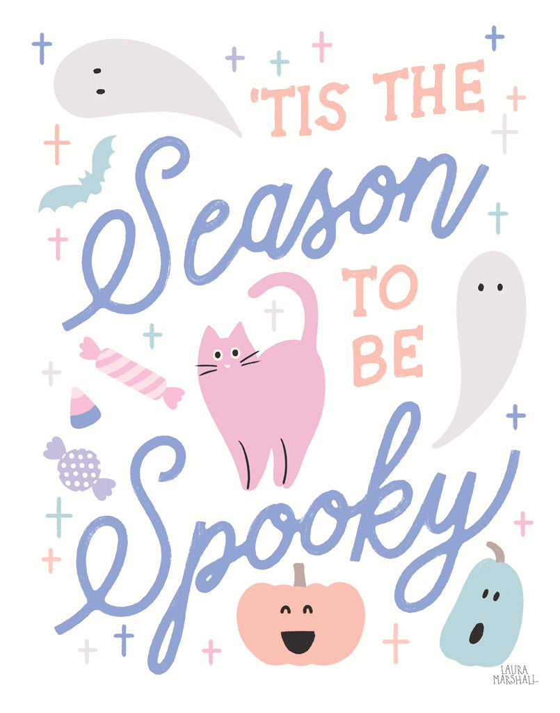 Reproduction of Trick or Treat V Pastel by Laura Marshall - Wall Decor Art