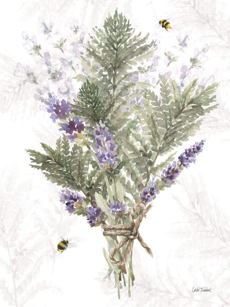 Reproduction of Fresh Lavender III by Leslie Trimbach - Wall Decor Art
