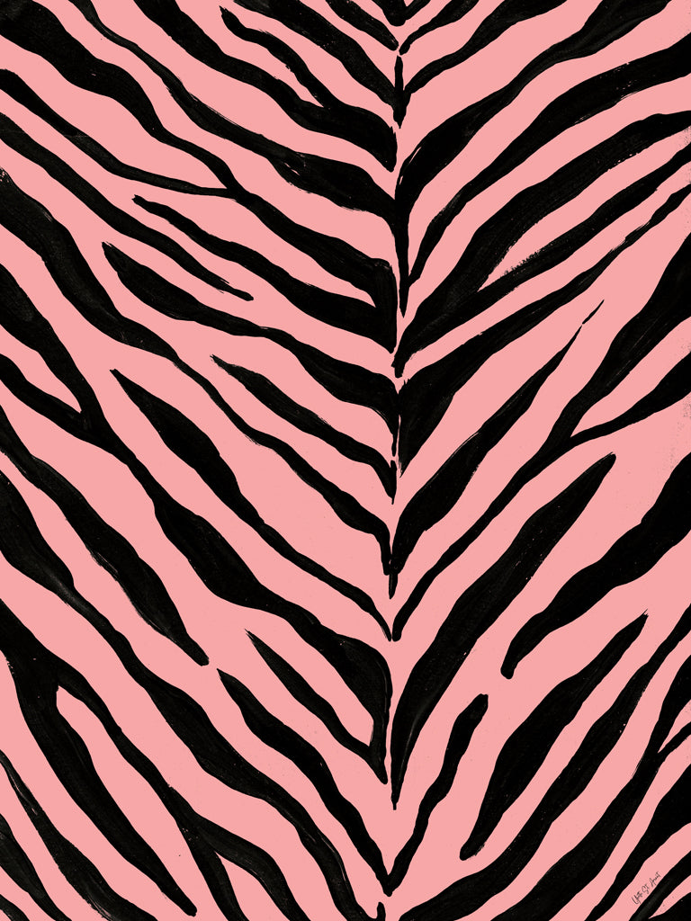 Reproduction of Animal Print I Pink by Yvette St. Amant - Wall Decor Art