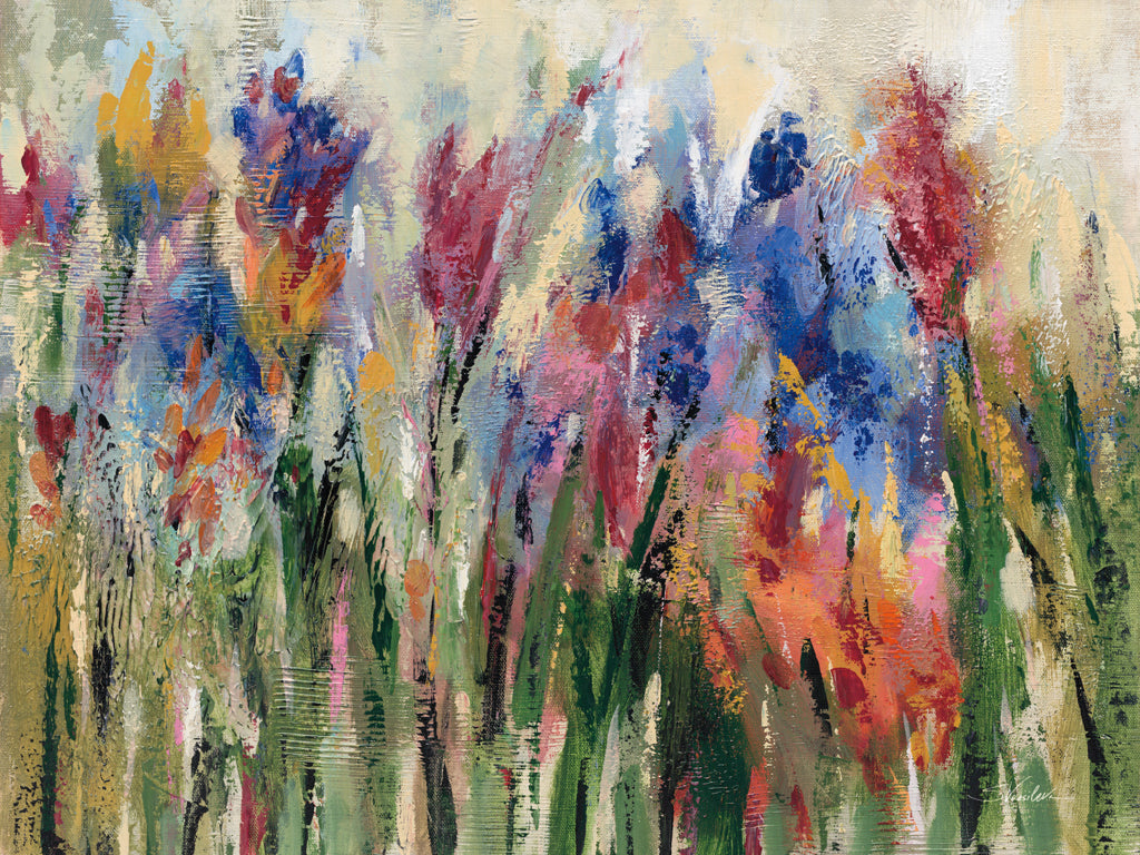 Reproduction of Impressionistic Garden by Silvia Vassileva - Wall Decor Art