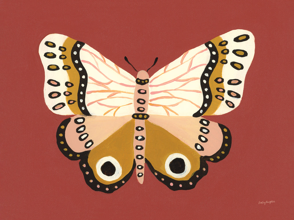 Reproduction of Cinnamon Butterfly by Haley Knighten - Wall Decor Art