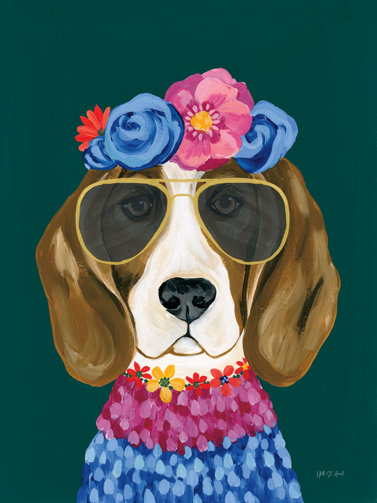 Reproduction of Regal Beagle by Yvette St. Amant - Wall Decor Art