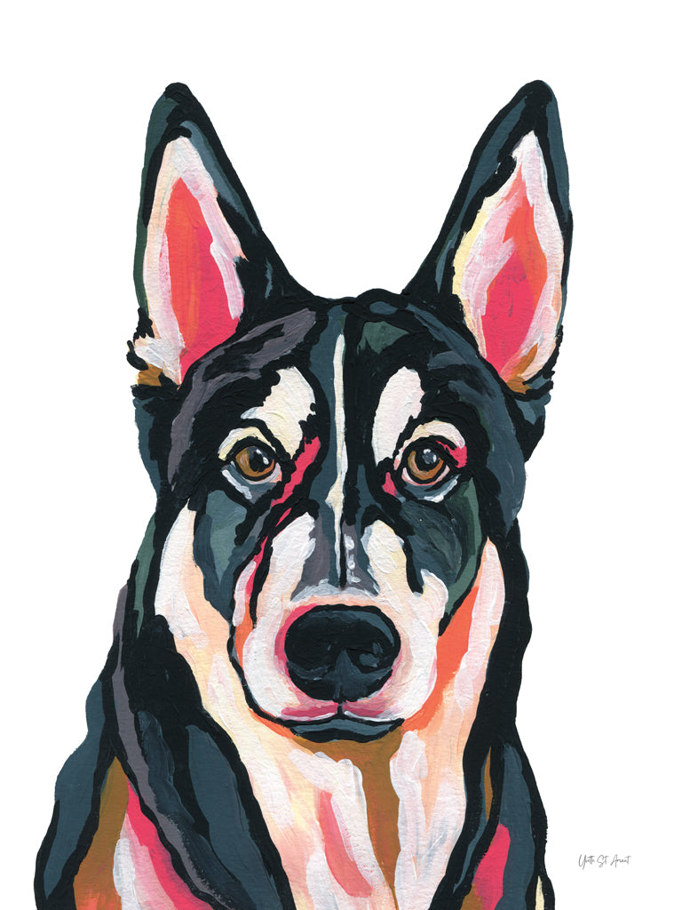 Reproduction of Husky by Yvette St. Amant - Wall Decor Art
