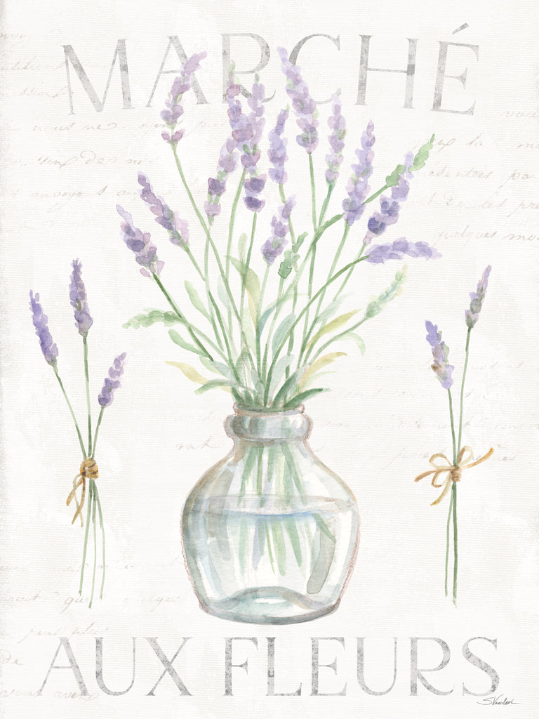 Reproduction of Lavender Fields VI by Silvia Vassileva - Wall Decor Art