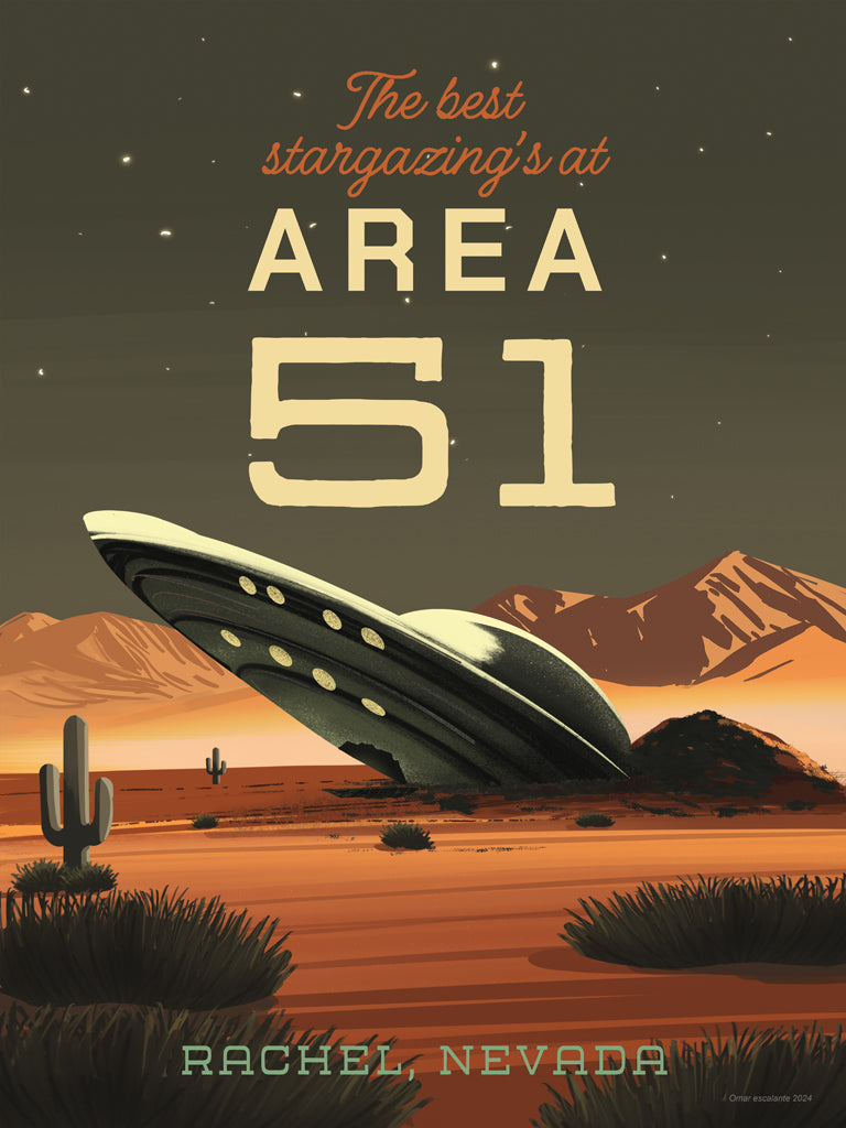 Reproduction of Cryptid Tourism II by Omar Escalante - Wall Decor Art