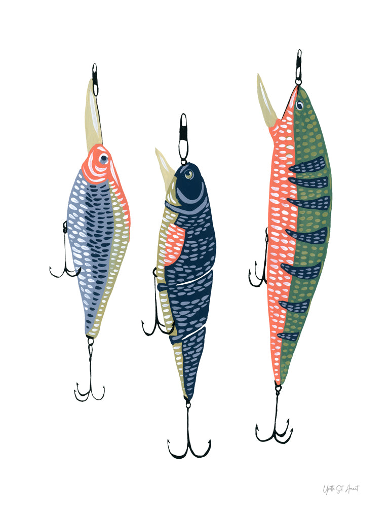 Reproduction of Catch of the Day I by Yvette St. Amant - Wall Decor Art