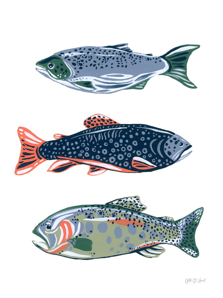 Reproduction of Catch of the Day II by Yvette St. Amant - Wall Decor Art