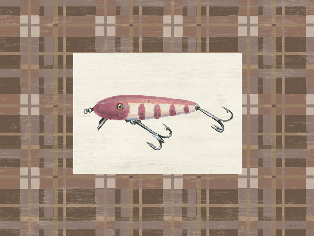 Reproduction of Waters Edge IX Plaid by James Wiens - Wall Decor Art