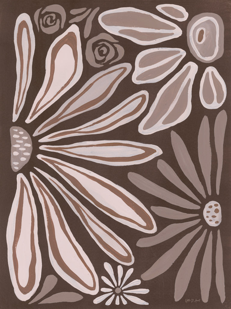 Reproduction of Mocha Blooms IV by Yvette St. Amant - Wall Decor Art