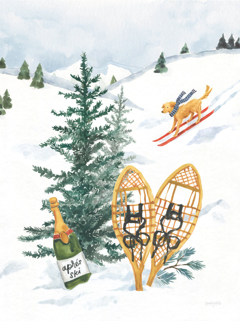 Reproduction of Apres Ski Dogs II by Jenaya Jackson - Wall Decor Art