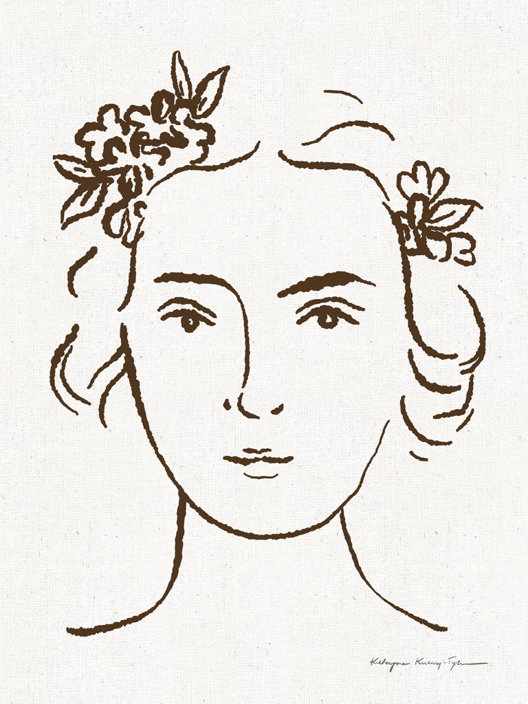 Reproduction of French Garden Portrait by Kasia Kucwaj-Tybur - Wall Decor Art