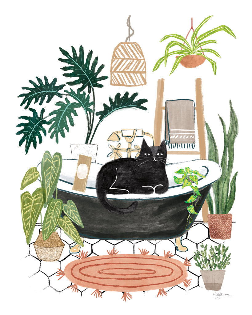 Reproduction of Urban Jungle Bath II Pet by Mary Urban - Wall Decor Art
