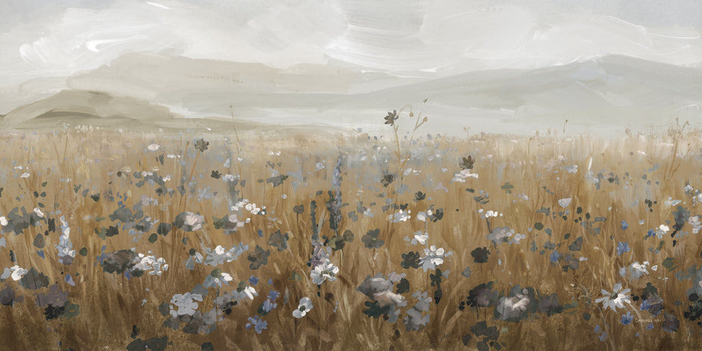 Reproduction of Field of Flowers Neutral by Danhui Nai - Wall Decor Art