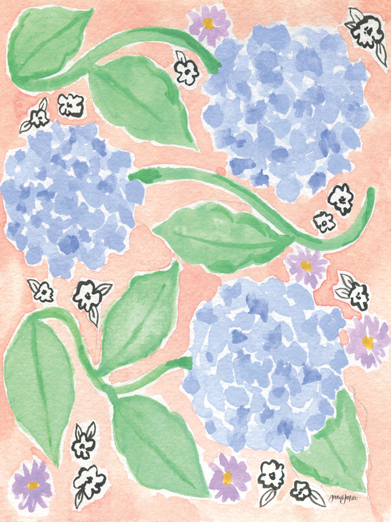 Reproduction of Wildflower Whimsy II by Jenaya Jackson - Wall Decor Art