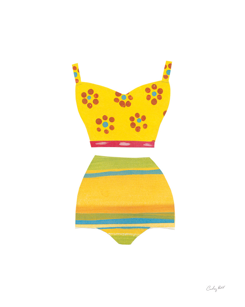 Reproduction of Sea Sand Sun V Single by Courtney Prahl - Wall Decor Art