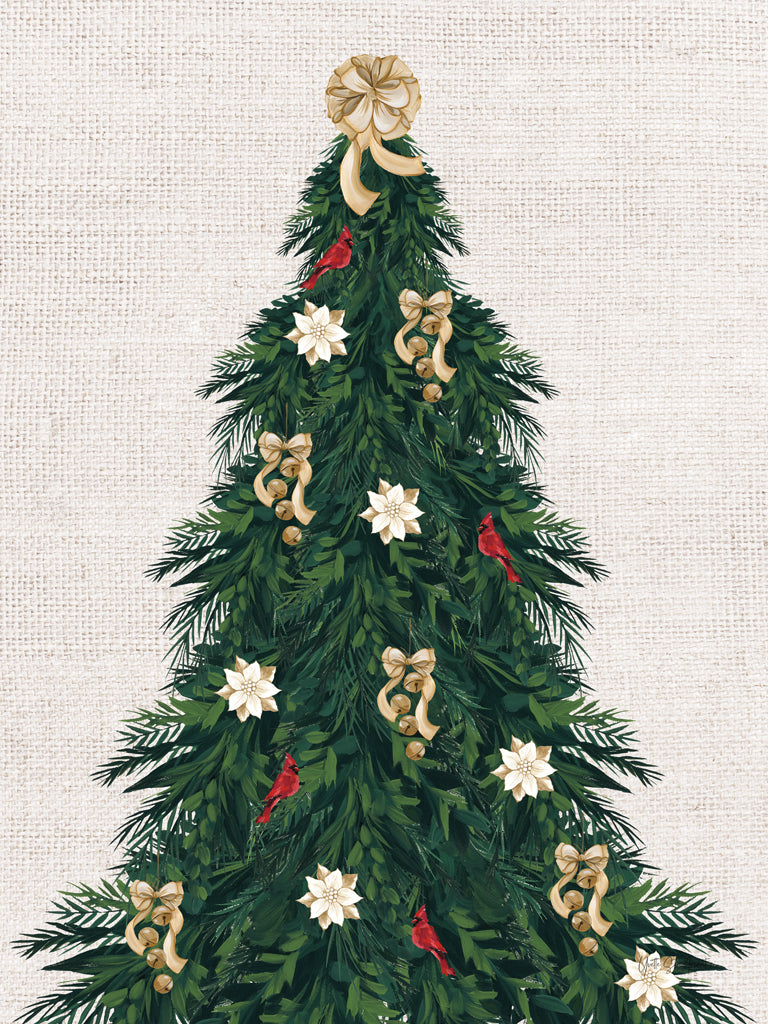 Reproduction of Evergreen Christmas II by Yvette St. Amant - Wall Decor Art