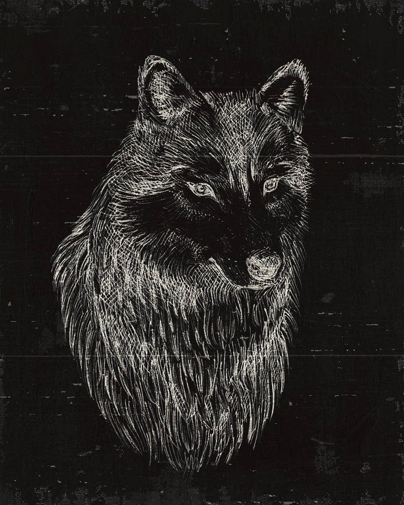 Reproduction of Wild And Beautiful III on Black Wood by Daphne Brissonnet - Wall Decor Art