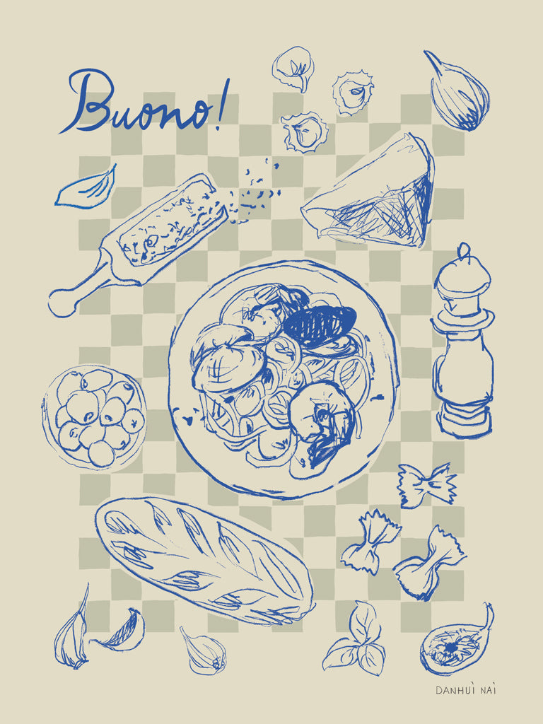 Reproduction of Italiano I by Danhui Nai - Wall Decor Art