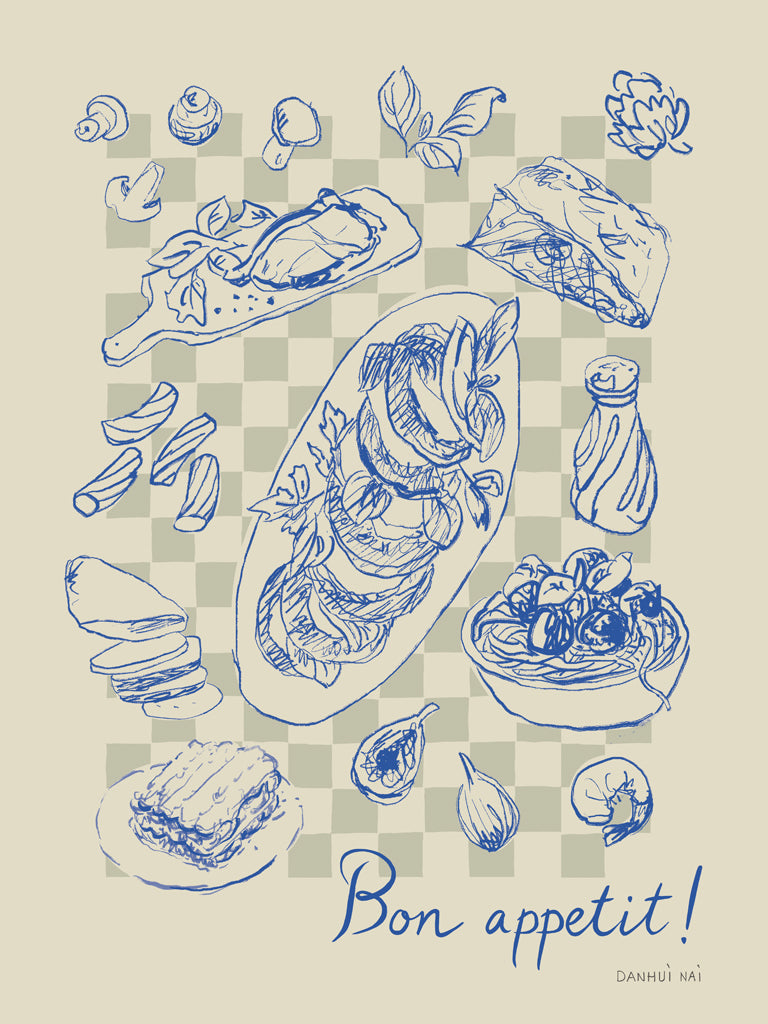 Reproduction of Italiano II by Danhui Nai - Wall Decor Art