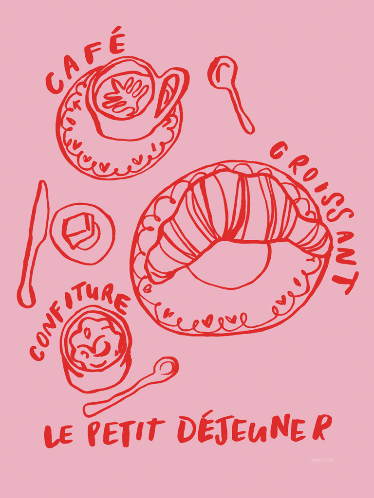 Reproduction of Breakfast Doodles I by Jenaya Jackson - Wall Decor Art