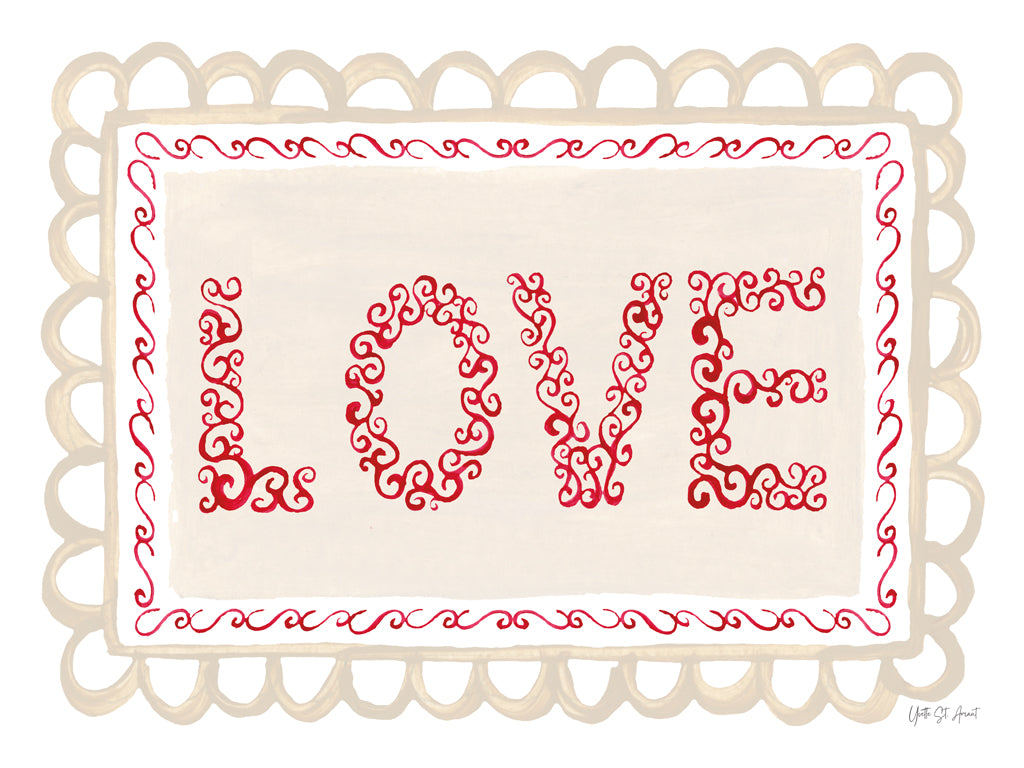 Reproduction of Keepsake Valentine I by Yvette St. Amant - Wall Decor Art