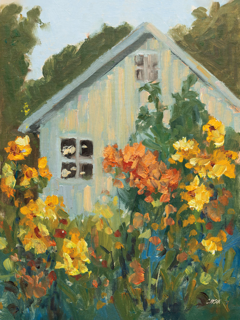 Reproduction of Garden View by Carson Overstreet - Wall Decor Art