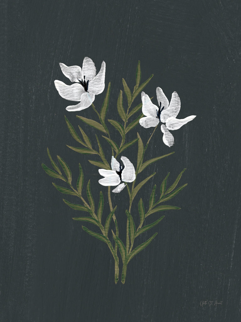 Reproduction of Pretty Little Flower IV Black by Yvette St. Amant - Wall Decor Art