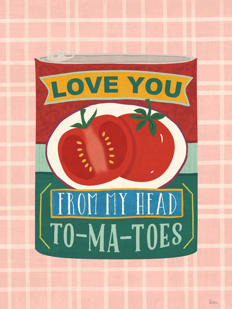 Reproduction of Pantry Packs I by Veronique Charron - Wall Decor Art