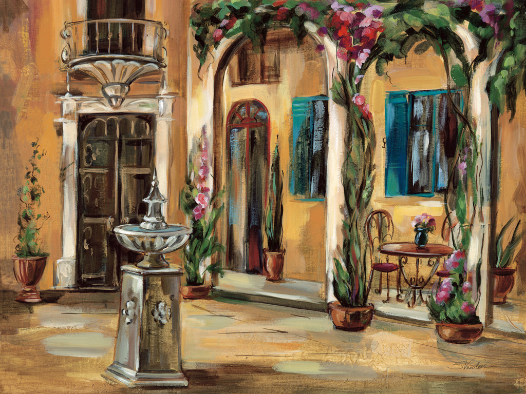 Reproduction of Spanish Veranda I by Silvia Vassileva - Wall Decor Art