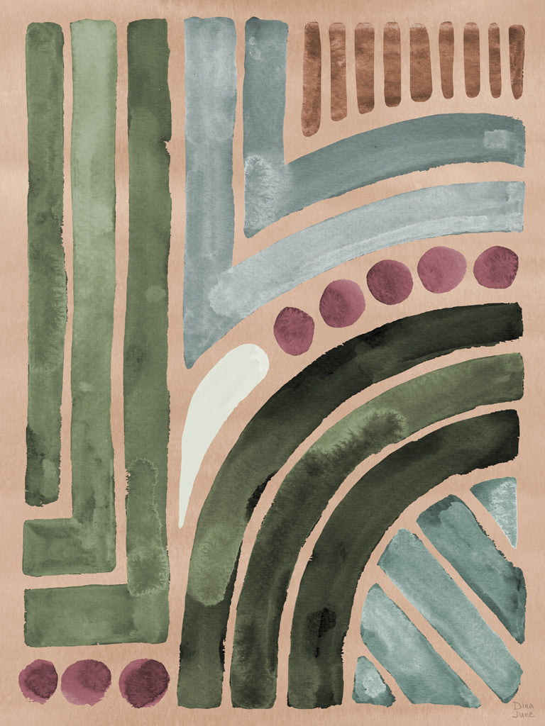 Reproduction of Impressions VIII by Dina June - Wall Decor Art