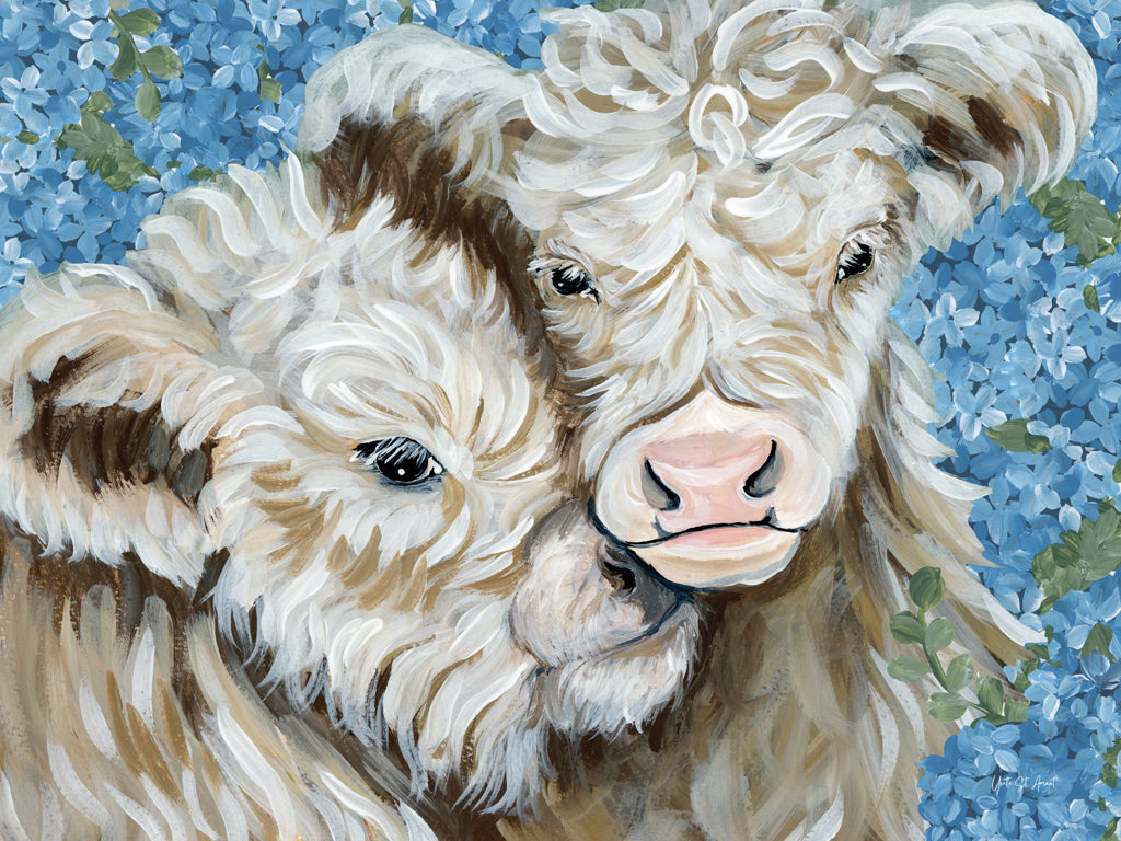Reproduction of Highland Cuddles by Yvette St. Amant - Wall Decor Art