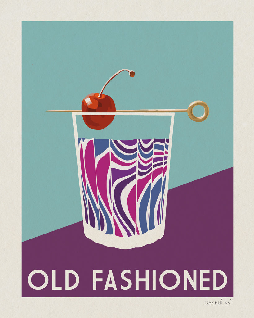 Reproduction of Cocktail Poster IV Jewel by Danhui Nai - Wall Decor Art