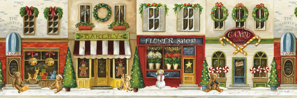 Reproduction of Winter Teddy Bears I by Lisa Audit - Wall Decor Art