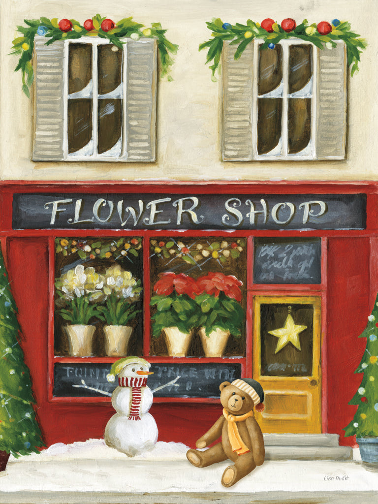 Reproduction of Winter Teddy Bears IV by Lisa Audit - Wall Decor Art