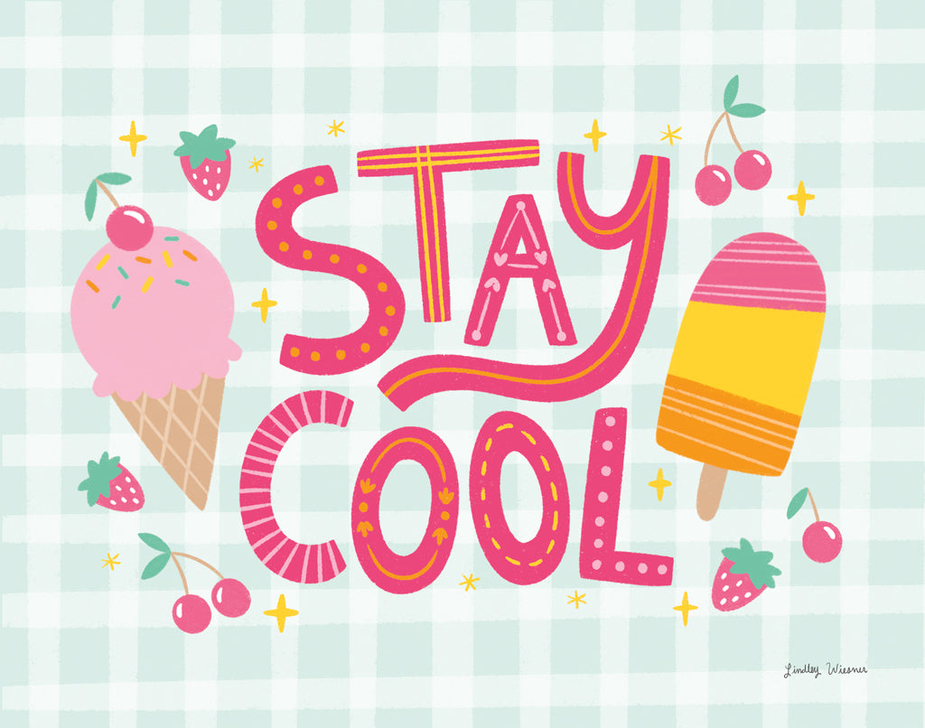 Reproduction of Stay Cool by Lindley Wiesner - Wall Decor Art