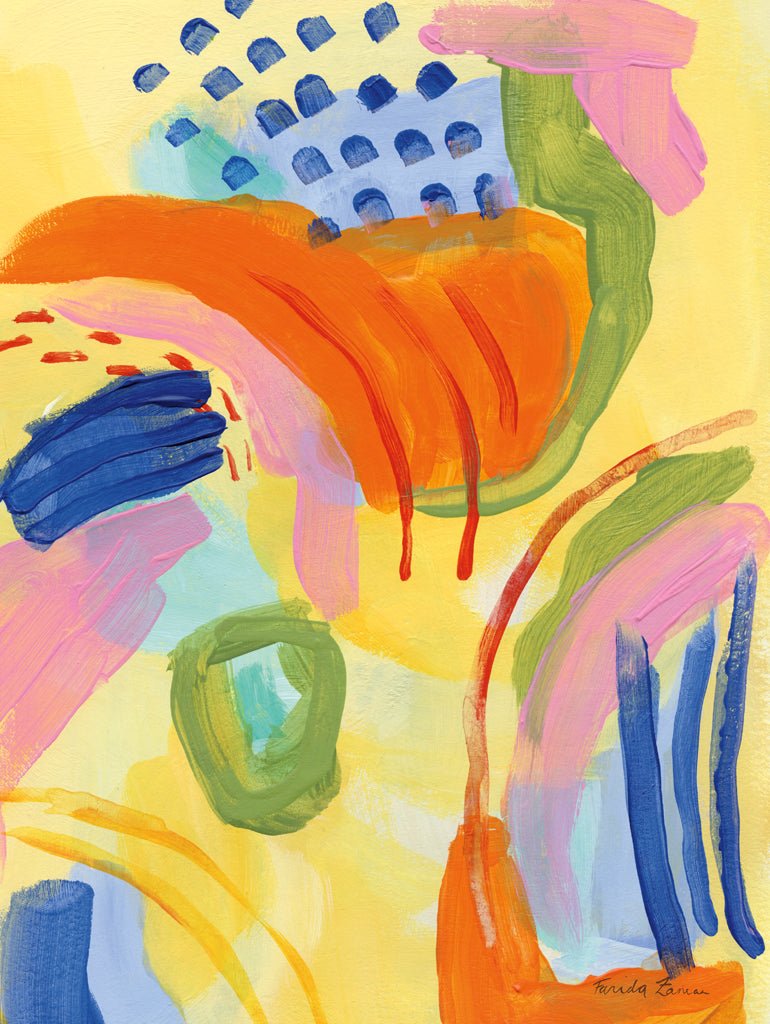 Reproduction of Cha Cha by Farida Zaman - Wall Decor Art