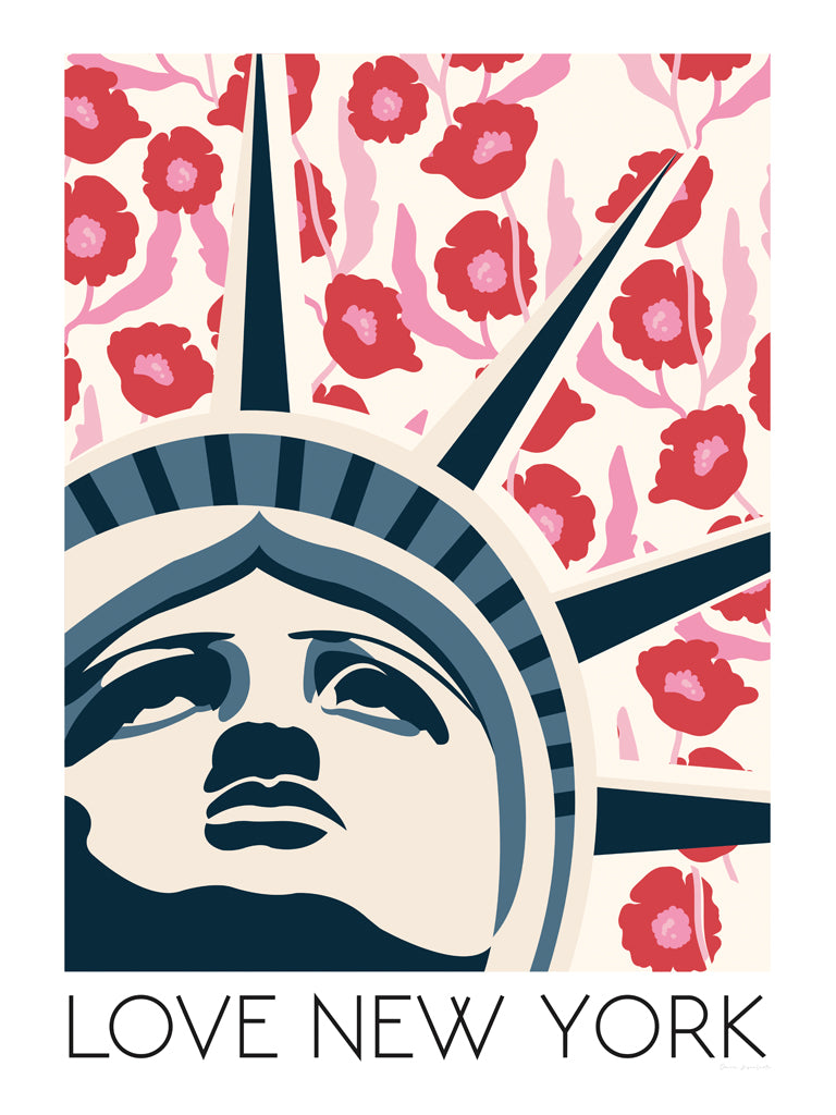 Reproduction of Love New York by Omar Escalante - Wall Decor Art