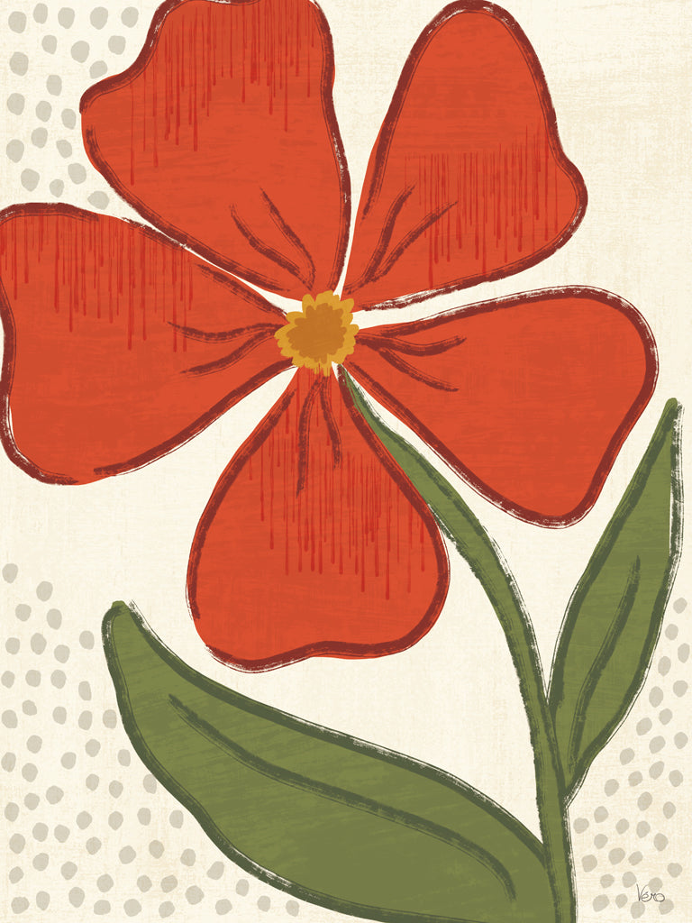 Reproduction of Bold Petals III by Veronique Charron - Wall Decor Art