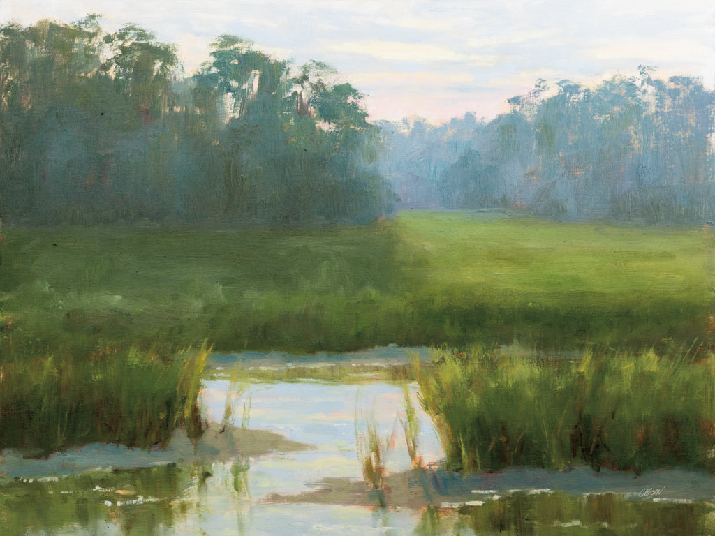 Reproduction of Morning on the Marshes by Carson Overstreet - Wall Decor Art
