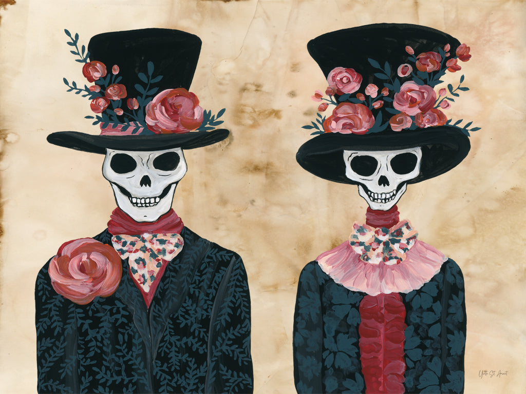 Reproduction of Skeletal Lovers III by Yvette St. Amant - Wall Decor Art