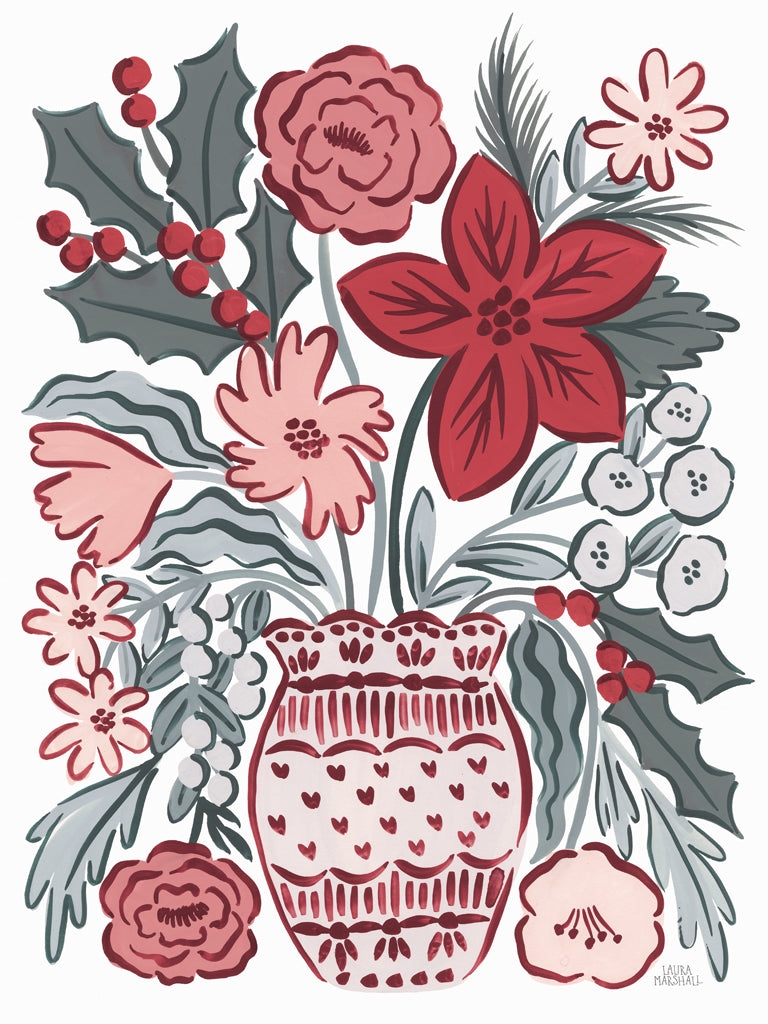 Reproduction of Christmas Reverie VII by Laura Marshall - Wall Decor Art