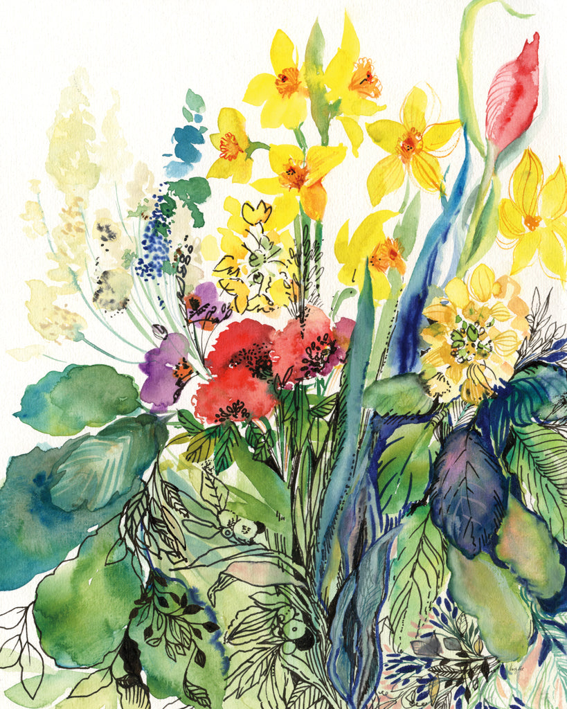 Reproduction of Garden Burst by Kristy Rice - Wall Decor Art