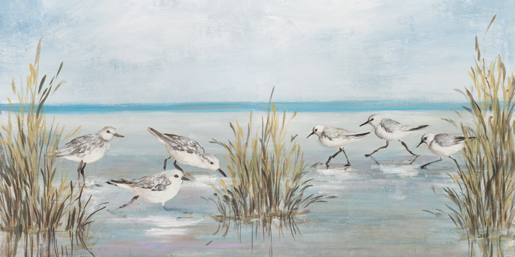 Reproduction of Beach Birds I by Julia Purinton - Wall Decor Art
