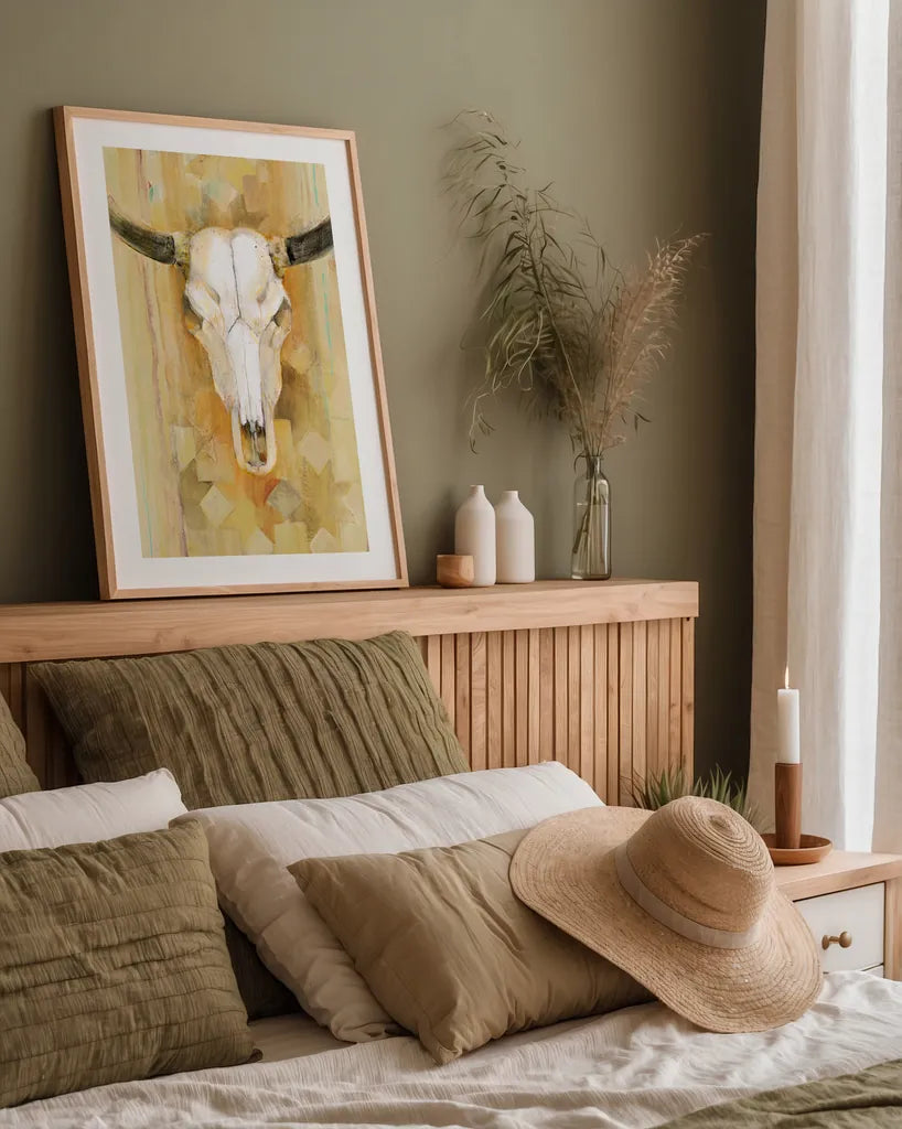 His by Albena Hristova. shown as a paper print in a natural frame. Available as a archival giclee rolled canvas, fine art paper, or poster print. SKU 44964h.