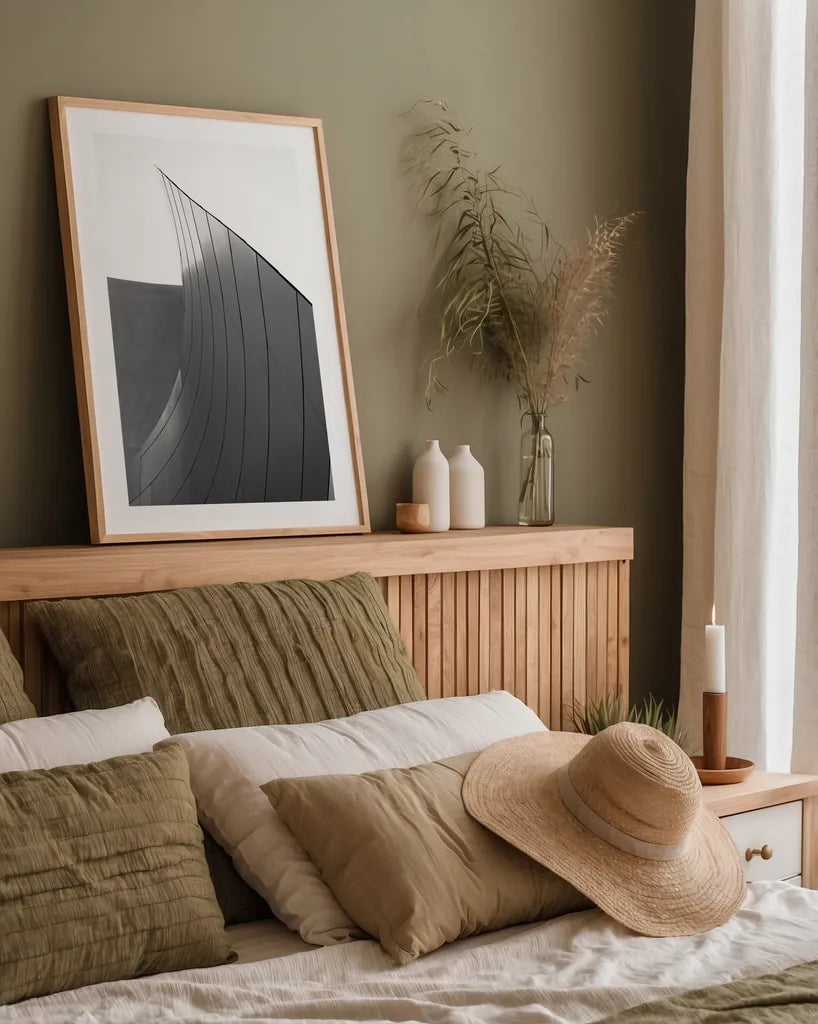 Skyscraper II BW Flipped by Aledanda. shown as a paper print in a natural frame. Available as a archival giclee rolled canvas, fine art paper, or poster print. SKU 57208h.