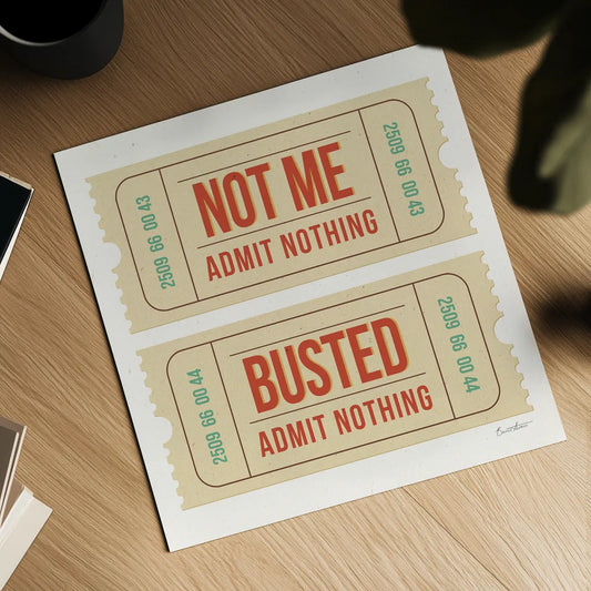 Admit Nothing II by Belinda Aldrich. Shown as a detailed flat fine art print, highlighting archival giclee quality. Available as an archival giclee rolled canvas, fine art paper, or poster print. SKU 101958a.