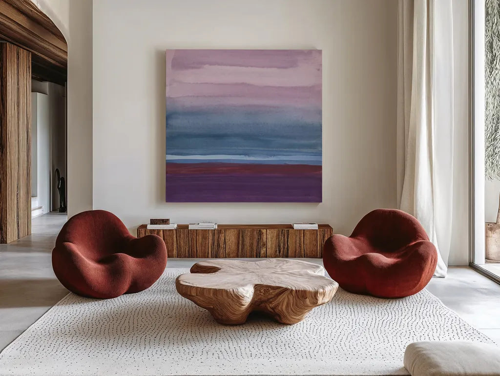 Grounded II by Chris Paschke. Shown as extra-large giant wall art in a modern living room. Available as an archival giclee rolled canvas, fine art paper, or poster print. SKU 24079a.
